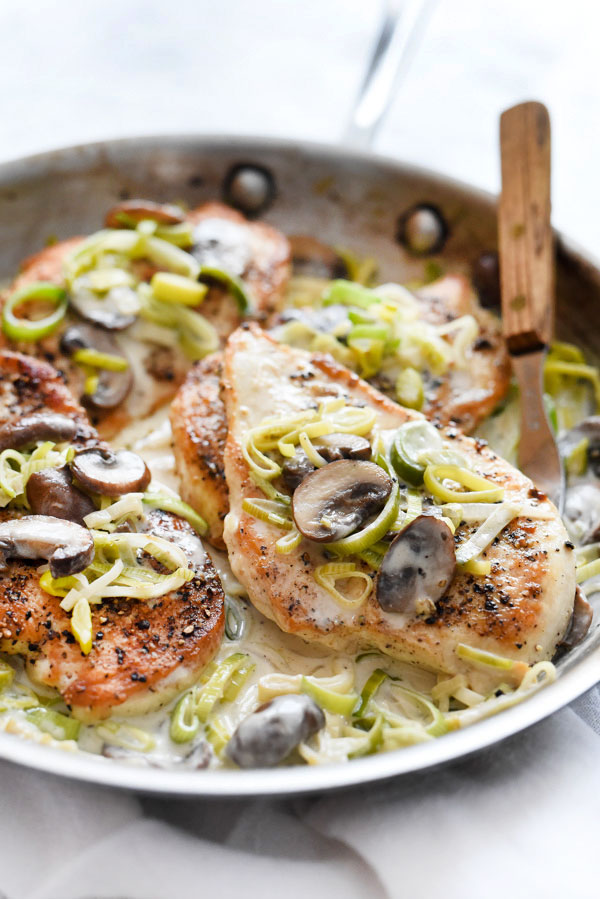 CHICKEN BREAST WITH SOUR CREAM AND MUSHROOMS